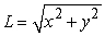 <strong>The length L of the hypotenuse of a right triangle is where x and y are the lengths of the other two sides.Find the length of the hypotenuse when the other sides measure 1 unit and units.</strong> A) 1 unit B) units C) units D) units E) units