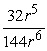Write the rational expression in simplest form.  