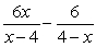 Perform the subtraction and simplify.  