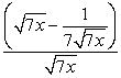 Simplify the complex fraction.  