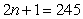 <strong>The sum of two consecutive numbers is Which of the following equations describes this situation?</strong> A) B) C) D) E)