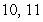 <strong>Find two consecutive integers whose product is 10 more than the square of the smaller number.</strong> A) B) C) D) E)