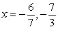<strong>Solve: </strong> A) B) C) D) E)