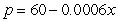 <strong>The demand equation for a product is where is the price per unit and is the number of units sold.The total revenue for selling units is given by How many units must be sold to produce a revenue of $220,000?</strong> A) 96,188 units or 155,825 units B) 3541 units or 103,541 units C) 3541 units or 155,825 units D) 3812 units or 96,188 units E) 3541 units or 3812 units