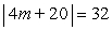 <strong>Solve the following absolute value equation for </strong> A) 1 B) 3 C) -3, 3 D) -13, 1 E) -13, 3