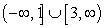 <strong>Use interval notation to express the solution set of the inequality below. </strong> A) B) C) D) E)