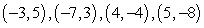 <strong>Plot the points below whose coordinates are given on a Cartesian coordinate system. </strong> A) B) C) D) E)