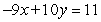 <strong>Find the x- and y-intercepts of the graph of the following equation. </strong> A) x-int: ; y-int: B) x-int: ; y-int: C) x-int: ; y-int: D) x-int: ; y-int: E) x-int: ; y-int: