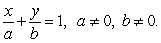 <strong>Use the intercept form to find the equation of the line with the given intercepts.The intercept form of the equation of a line with intercepts (a, 0) and (0, b) is x-intercept: (3, 0) y-intercept: (0, 5)</strong> A) 5x + 3y = 1 B) C) D) 3x + 5y = 15 E) 5x + 3y = 15