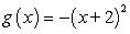 <strong>Use the graph of to write an equation for the function whose graphs is shown below. </strong> A) B) C) D) E)