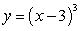 <strong>Consider the graph of Use your knowledge of rigid and nonrigid transformations to write an equation for the following descriptions. The graph of is shifted three units to the left.</strong> A) B) C) D) E)
