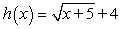 <strong>Consider the graph of Use your knowledge of rigid and nonrigid transformations to write an equation for the following descriptions. The graph of is reflected in the x-axis, shifted five units to the left, and shifted four unit upward.</strong> A) B) C) D) E)