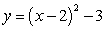 <strong>Find an equation of the parabola below. </strong> A) B) C) D) E)
