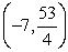 <strong>Determine the vertex of the graph of the quadratic function </strong> A) B) C) D) E)