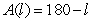 <strong>The sum of the length l and the width w of a rectangular region is 180 meters.Write the area A as a function of l.</strong> A) B) C) D) E)