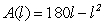 <strong>The sum of the length l and the width w of a rectangular region is 180 meters.Write the area A as a function of l.</strong> A) B) C) D) E)