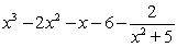 <strong>Use long division to divide the first polynomial below by the second. </strong> A) B) C) D) E)