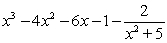 <strong>Use long division to divide the first polynomial below by the second. </strong> A) B) C) D) E)