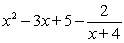 <strong>Use synthetic division to divide by </strong> A) B) C) D) E)