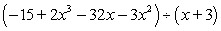 <strong>Use synthetic division to divide. </strong> A) B) C) D) E)