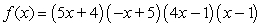 <strong>Using the factors and , find the remaining factor(s) of and write the polynomial in fully factored form.</strong> A) B) C) D) E)