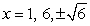 <strong>Find all real solutions of the polynomial equation </strong> A) B) C) D) E)