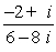 <strong>Write the following expression as a complex number in standard form. </strong> A) B) C) D) E)