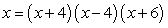 <strong>Write as a product of linear factors.</strong> A) B) C) D) E)