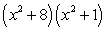 <strong>Write the polynomial as the product of factors that are irreducible over the rationals.</strong> A) B) C) D) E)