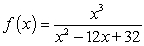 Determine which of the following rational functions has a vertical asymptote of and no horizontal asymptote. Function I : Function IV : Function II : Function V : Function III :