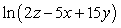<strong>Expand the logarithmic expression Assume all variable expressions represent positive real numbers.</strong> A) B) C) D) E)