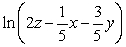 <strong>Expand the logarithmic expression Assume all variable expressions represent positive real numbers.</strong> A) B) C) D) E)