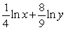<strong>Expand the given logarithmic expression.Assume all variable expressions represent positive real numbers. </strong> A) B) C) D) E)