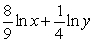 <strong>Expand the given logarithmic expression.Assume all variable expressions represent positive real numbers. </strong> A) B) C) D) E)