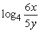 <strong>Condense the expression to the logarithm of a single term.</strong> A) B) C) D) E)
