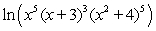<strong>Write as a single logarithm with a coefficient of 1. Assume all variable expressions represent positive real numbers.</strong> A) B) C) D) E)