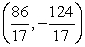 <strong>Solve each system of equations by the substitution method. </strong> A) B) C) D) E) no solution