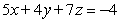<strong>Solve the system of equations below: </strong> A) B) C) D) E)