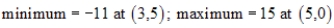 <strong>Find the minimum and maximum values of the objective function and where they occur, subject to the indicated constraints. Objective function: Constraints: </strong> A) B) C) D) E)