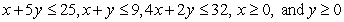 Maximize the object function   subject to the constraints  