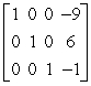 <strong>Write the matrix in reduced row-echelon form. </strong> A) B) C) D) E)