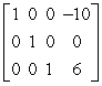<strong>Write the matrix in reduced row-echelon form. </strong> A) B) C) D) E)