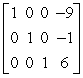 <strong>Write the matrix in reduced row-echelon form. </strong> A) B) C) D) E)