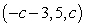 <strong>Solve the system of equations below by the Gaussian elimination method. </strong> A) B) C) D) E) no solution