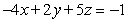 <strong>Solve the system of equations below by the Gaussian elimination method: </strong> A) B) C) D) E) no solution