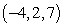 <strong>Solve the system of equations below by the Gaussian elimination method: </strong> A) B) C) D) E) no solution