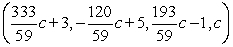 <strong>Solve the system of equations below by the Gaussian elimination method: </strong> A) B) C) D) E) no solution