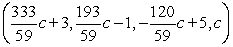<strong>Solve the system of equations below by the Gaussian elimination method: </strong> A) B) C) D) E) no solution