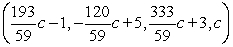 <strong>Solve the system of equations below by the Gaussian elimination method: </strong> A) B) C) D) E) no solution