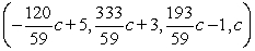 <strong>Solve the system of equations below by the Gaussian elimination method: </strong> A) B) C) D) E) no solution